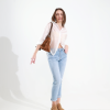 Джинси slim fit з високою посадкою