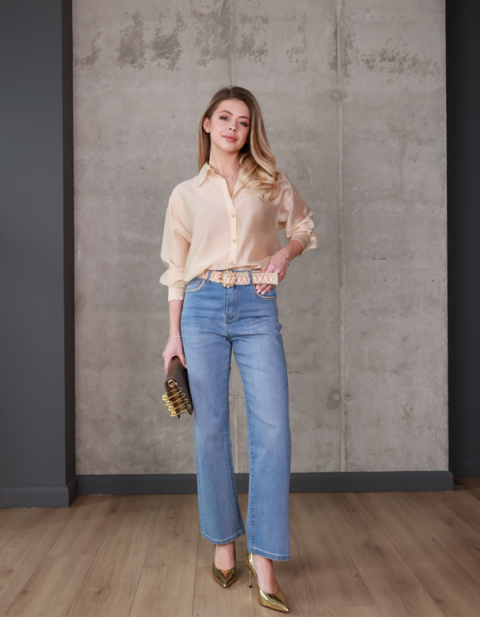 Джинси прямого крою з середньою посадкою