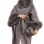 Французьке вишукане пальто з хутряним оздобленням