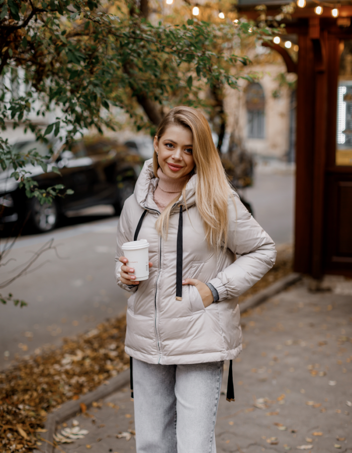 Французька куртка пуховик