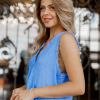 Лляна сукня міді