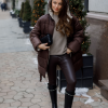 Пухова куртка у стилі MAX MARA