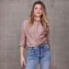 Джинси skinny з високою талією та застібкою на ґудзики