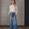 Джинси wide leg з високою посадкою