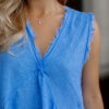 Лляна сукня міді