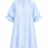 Котонова сукня міні oversize блакитна