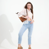 Джинси slim fit з високою посадкою