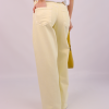 Джинси wide leg у лимонному відтінку