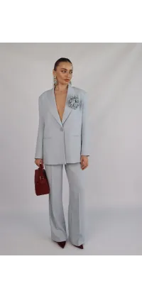 Блакитні класичні штани IMPERIAL. Колір: Блакитний