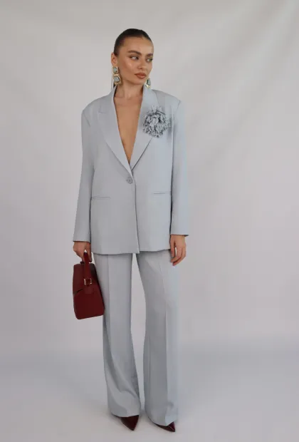 Блакитні класичні штани IMPERIAL