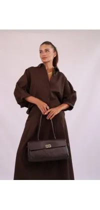 Елегантний костюм із сорочкою та спідницею максі. Доступні розміри: M