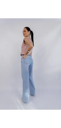 Блуза сатинова пудра IMPERIAL, від IMPERIAL