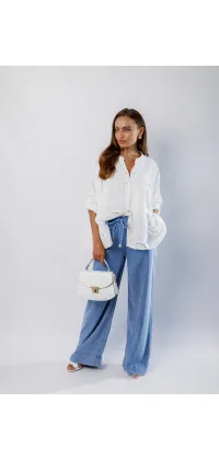 Джинси на зав'язках. Ціна: 4990 грн