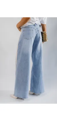 Джинси з принтом. Доступні розміри: M