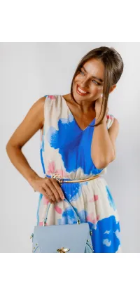 Сукня з натуральної бавовни з квітковим принтом від французького виробника, одяг від Jador