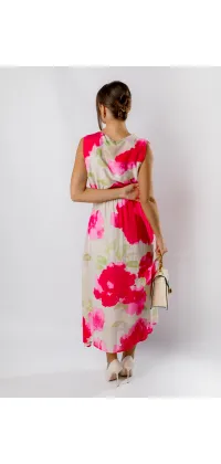 Сукня з натуральної бавовни з квітковим принтом від французького виробника, одяг від Jador