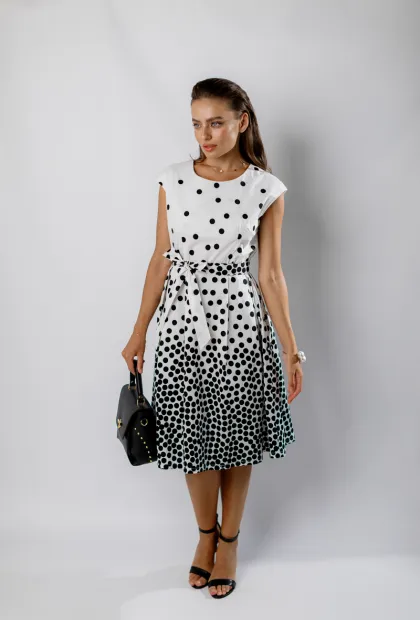 Французька сукня в горох