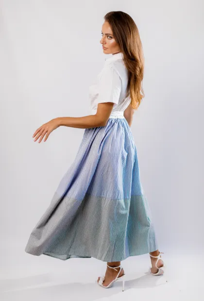 Сукня максі на ґудзиках