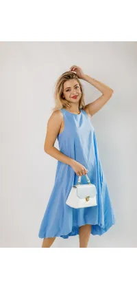 Літня блакитна сукня Імперіал, одяг від Jador
