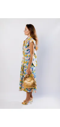 Костюм з квітковим принтом від італійського бренду IMPERIAL, одяг від Jador