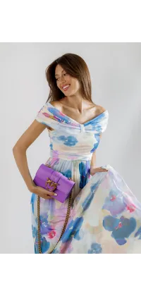 Сукня з принтом тай дай. Колір: Різнокольоровий