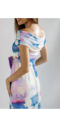 Сукня з принтом тай дай зображення 1