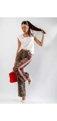 Джинси з леопардовим принтом, від QUEEN HEARTS