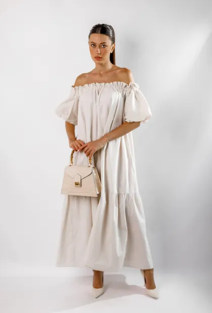 Сукня з об'ємними рукавами