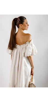 Сукня з об'ємними рукавами, від Jador