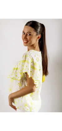 Яскрава котонова блуза, від Jador