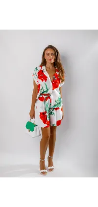 Костюм з принтом (маки), від Jador