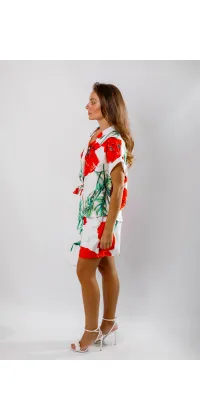 Костюм з принтом (маки). Ціна: 2990 грн