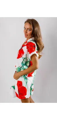 Костюм з принтом (маки) зображення 1