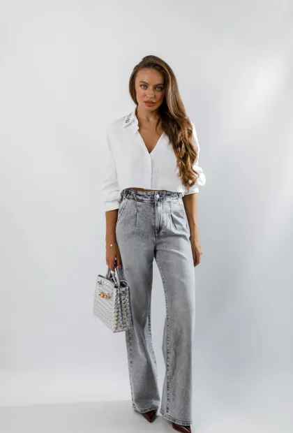 Прямі французькі  джинси