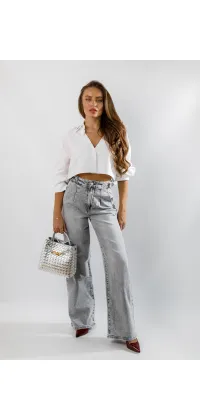 Прямі французькі  джинси. Ціна: 5590 грн