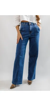 Джинси з відстрочками. Колір: Синій