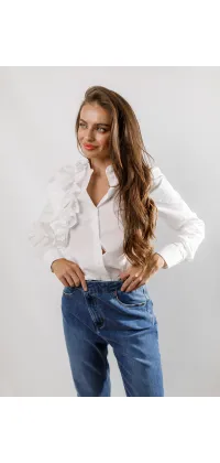 Джинси з асиметричною застібкою, одяг від Jador