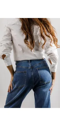 Джинси з асиметричною застібкою, від Everyday Jeans