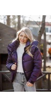 Куртка з об'ємним капюшоном зображення 1