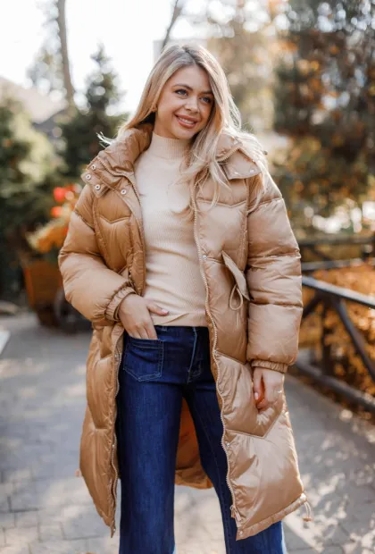 Золотиста куртка Rinascimento