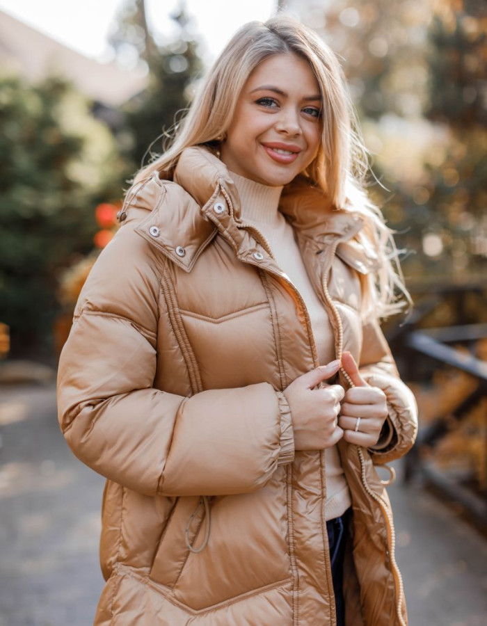 Золотиста куртка Rinascimento