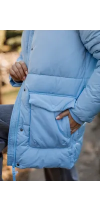 Блакитна зимова куртка. Колір: Блакитний