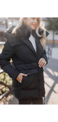 Куртка Rinascimento чорна. Колір: Чорний