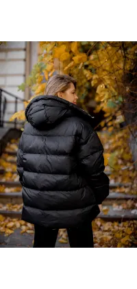 Італійський вкорочений пуховик, від Jador