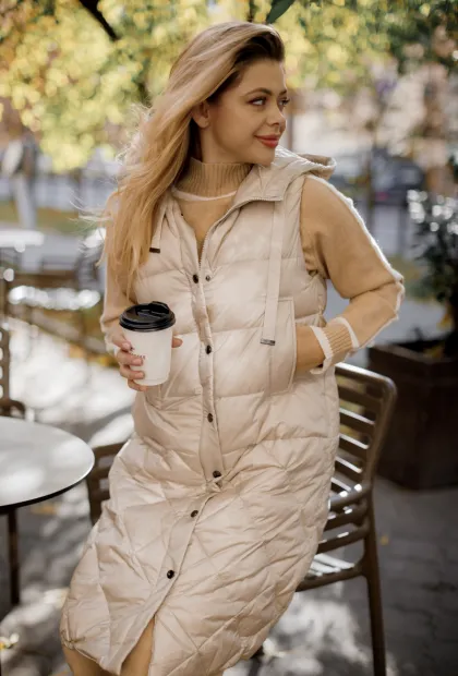 Безрукавка з наповненням пух\перо