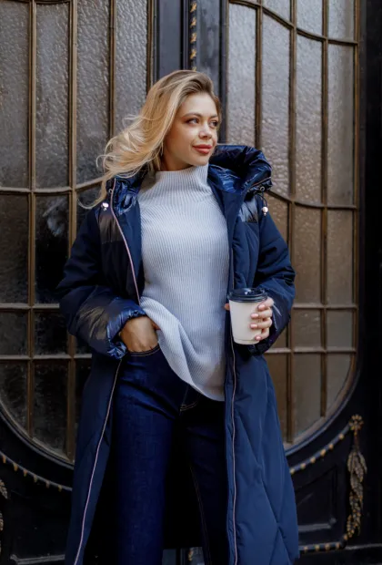 Стьобана зимова куртка