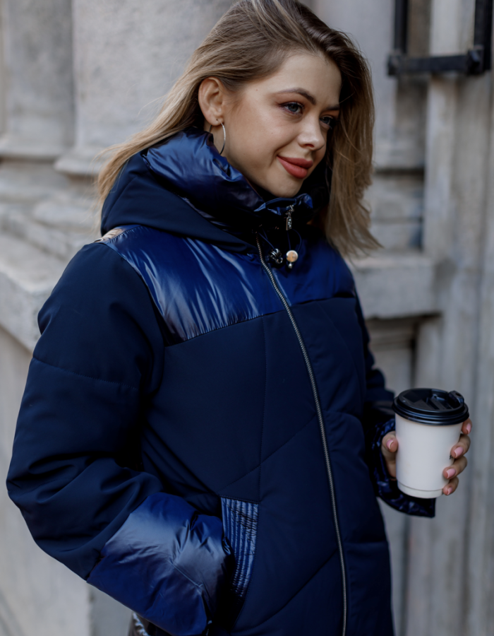 Стьобана зимова куртка