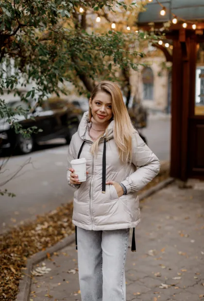 Французька куртка пуховик