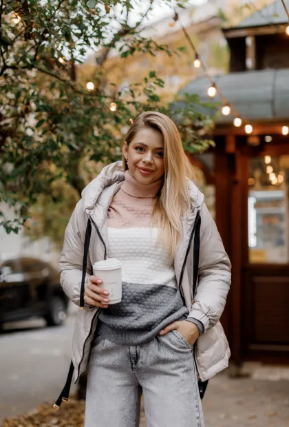 Французька куртка пуховик