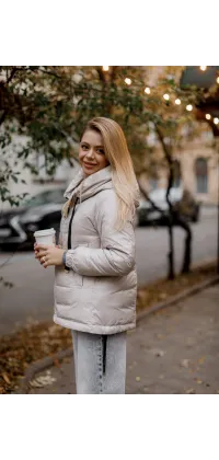 Французька куртка пуховик, одяг від Jador